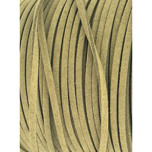 Suede Imitatie 3mm Olive